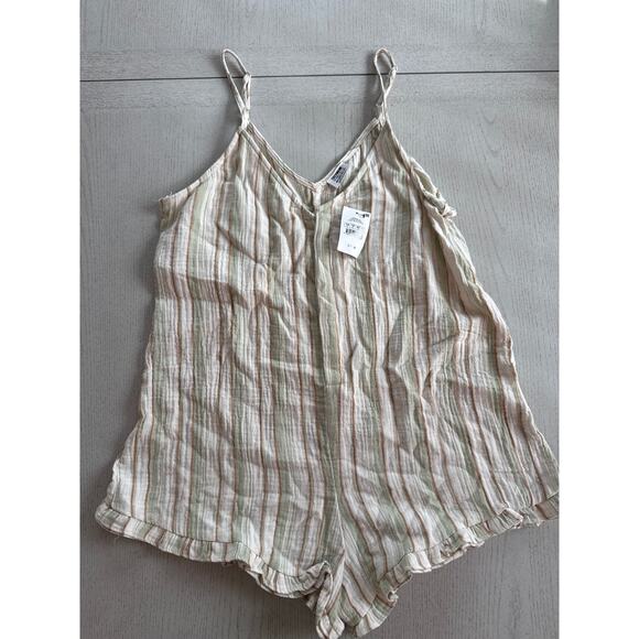 NWT Cotton On Beach Romper Beachcore Etheral Balletcore Girly - Picture 1 of 5